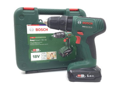 Atornillador a Bateria Bosch Verde Easyimpact 18v-40 de segunda mano · Atornilladores — Con uso