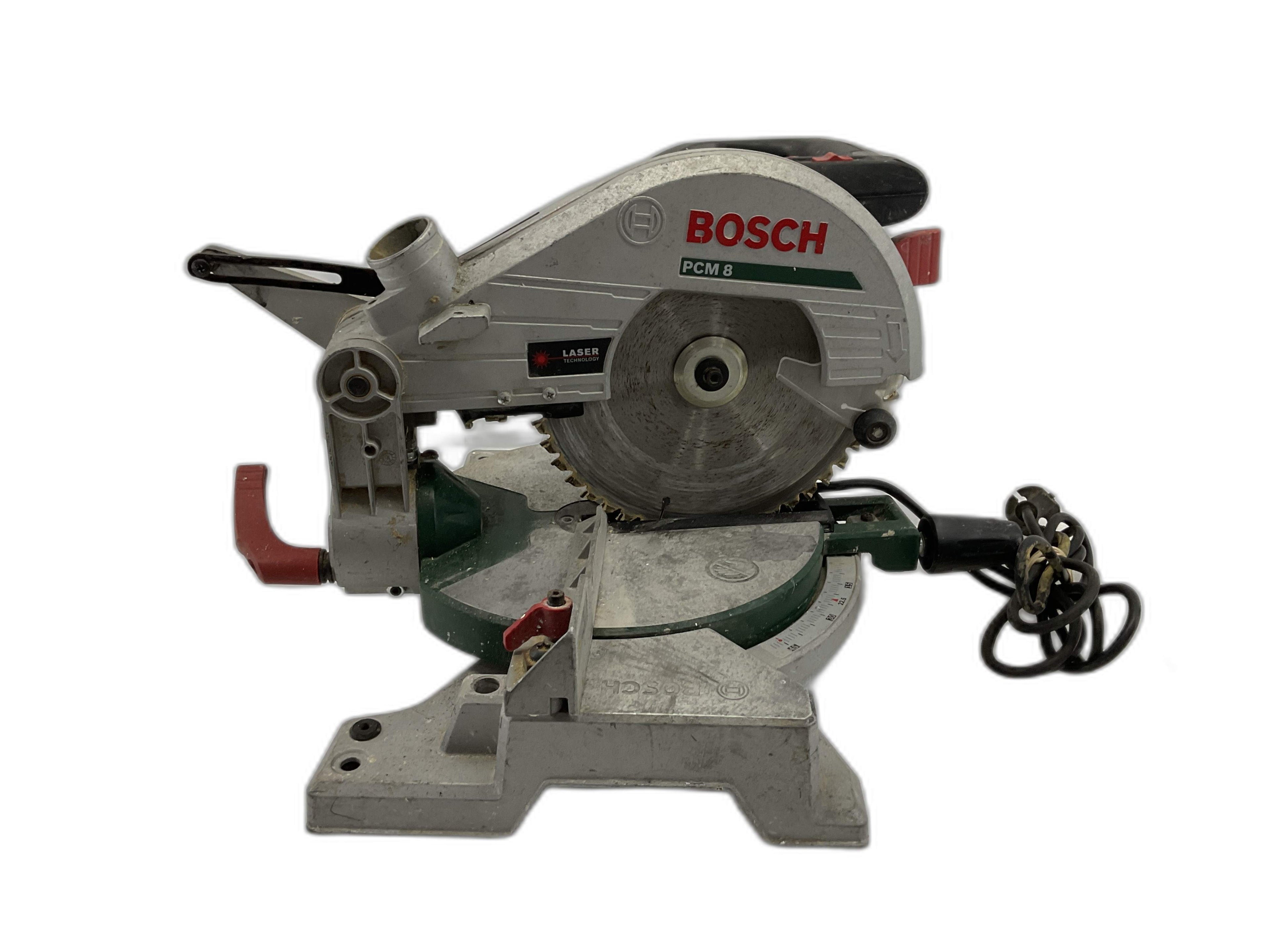 Ingletadora Bosch Verde Pcm 8 de segunda mano · Sierras — Con uso