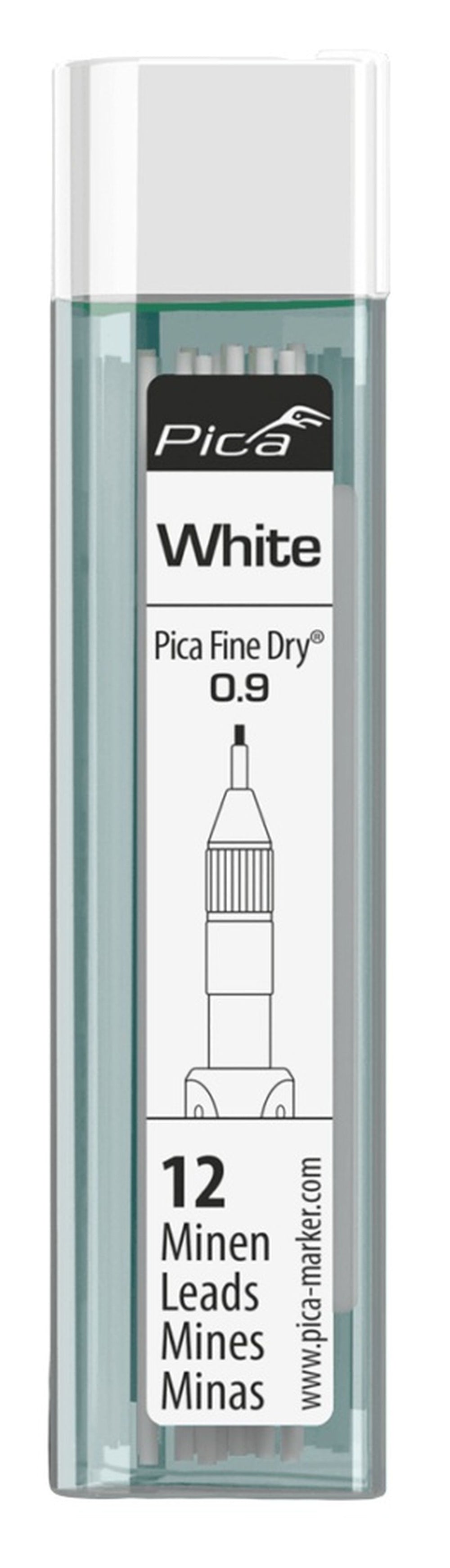 Recambio Pica Fine Dry 7032 blanco, 12 barras nuevo — Nuevo
