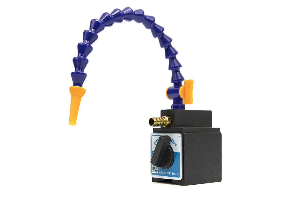 Pie magnético HBM con 325 mm. Brazo de refrigeración con grúa nuevo — Nuevo