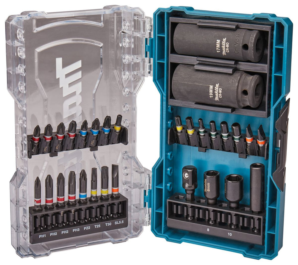 Conjunto de puntas de destornillador Makita con vasos de 30 piezas, E-07060 nuevo — Nuevo