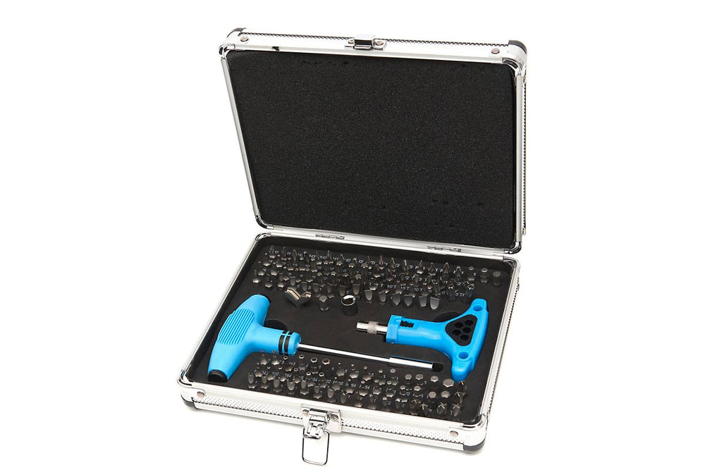 Juego de bits HBM Crv con mango T y ratchet manual de 147 piezas nuevo — Nuevo