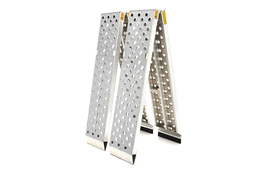 Rampa de aluminio HBM doble 1360 kg 3050 mm x 355 mm nuevo — Nuevo