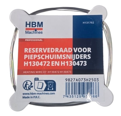 Alambre de repuesto HBM para cortadores de espuma HBM H130472 y H130473 nuevo — Nuevo