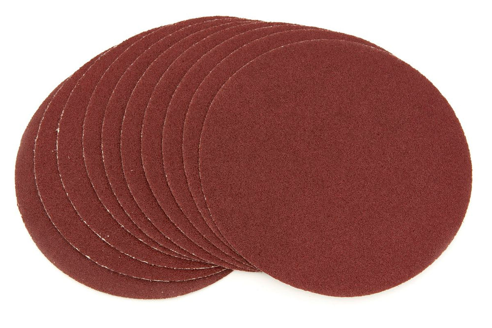 Disco de lija HBM de óxido de aluminio con velcro grano 60 - 10 piezas nuevo — Nuevo