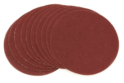 Disco de lija HBM de óxido de aluminio con velcro grano 60 - 10 piezas nuevo — Nuevo