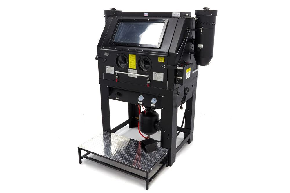 HBM Sbc 990 cabina de chorreado de alta presión con 2 extractores nuevo — Nuevo