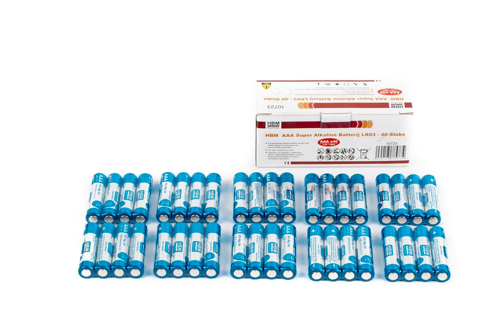 Batería alcalina HBM Aaa Super LR03 - 40 unidades nuevo — Nuevo