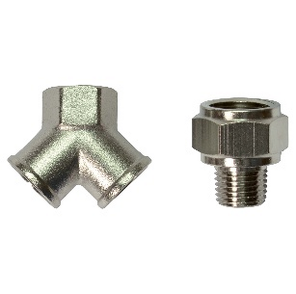 Stanley Adaptador Stanley de 3 Vías 2x1/4 (Hembra)-3/8 (Hembra)-1/4 (Hembra) nuevo — Nuevo