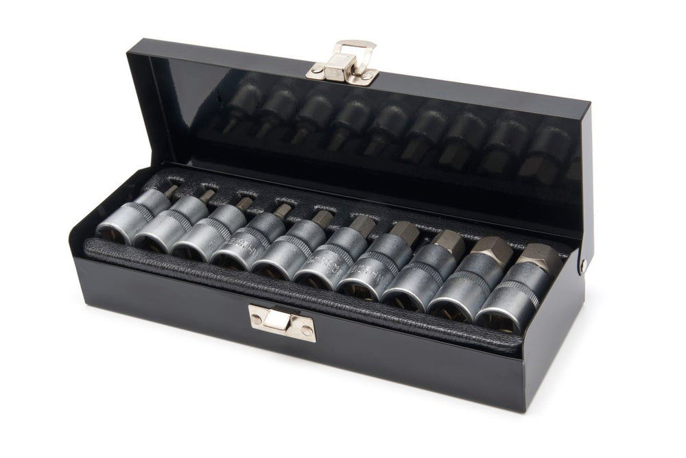 HBM juego de vasos con llave hexagonal interior, 1/2 pulgada, 10 piezas nuevo — Nuevo