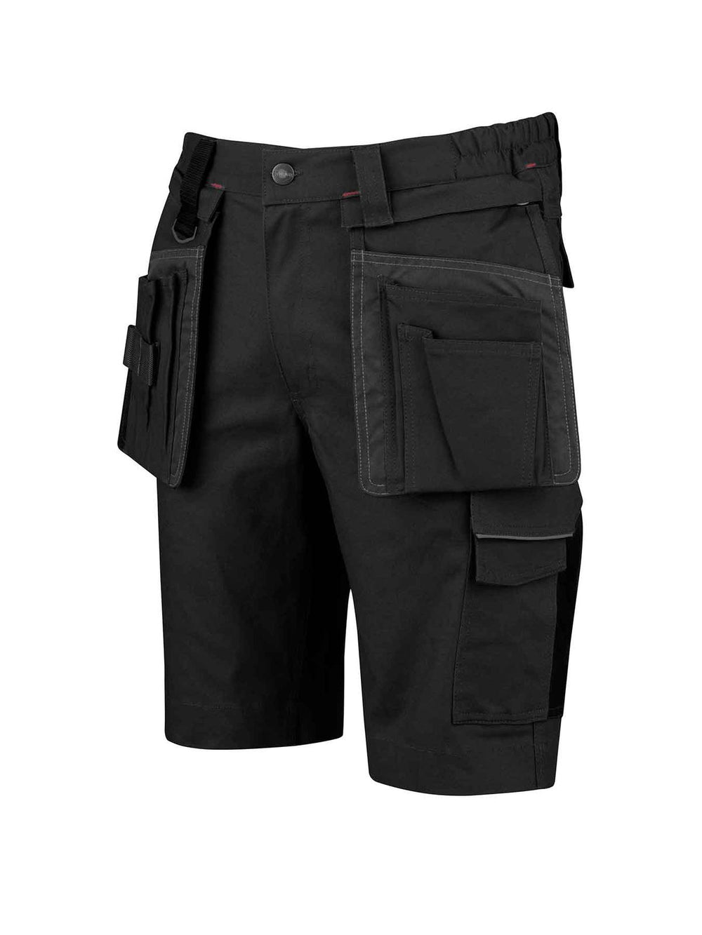 Pantalones de trabajo Stretch cortos Storvik Thijs Negros nuevo — Nuevo