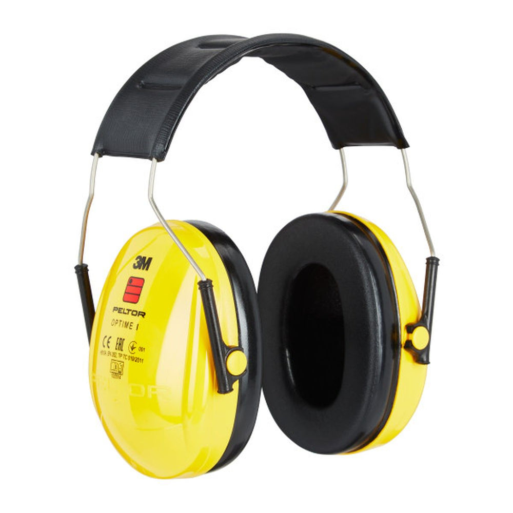 Auriculares 3M Peltor Optime I, 27 dB, amarillo, con diadema, H510A-401-Gu nuevo — Nuevo