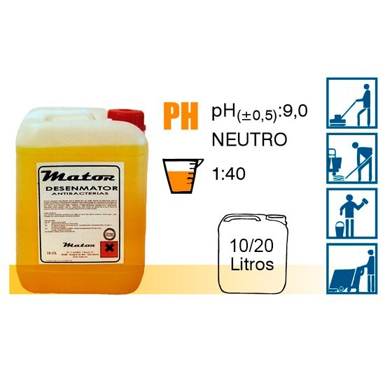 Detergente antibacterías profesional