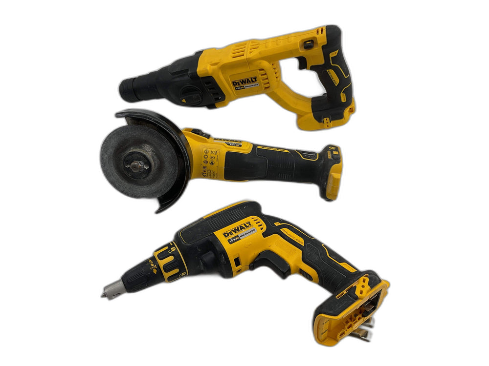 Kit Herramientas Variadas Dewalt dcf620 + dcg405 + dch133 de segunda mano · Kits de herramientas — Con uso