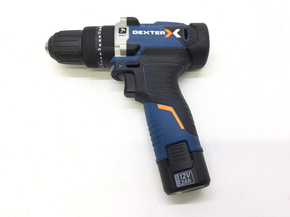 Taladro a Bateria Dexter 12id2-25.1b de segunda mano · Taladros — Revisado