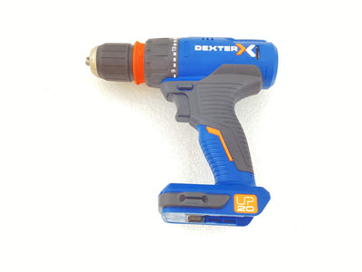 Taladro a Bateria Dexter 20vsd2-35rca.11a de segunda mano · Taladros — Revisado