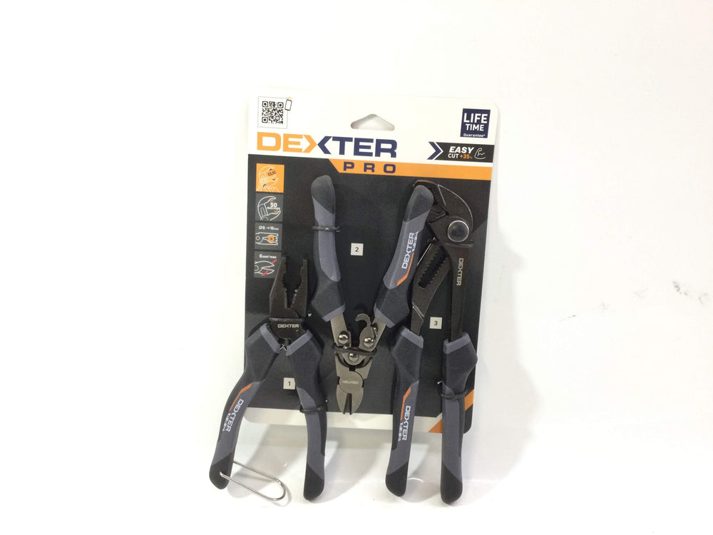 Kit Herramientas Variadas Dexter Juego 3 Alicates Pro de segunda mano · Kits de herramientas — Revisado