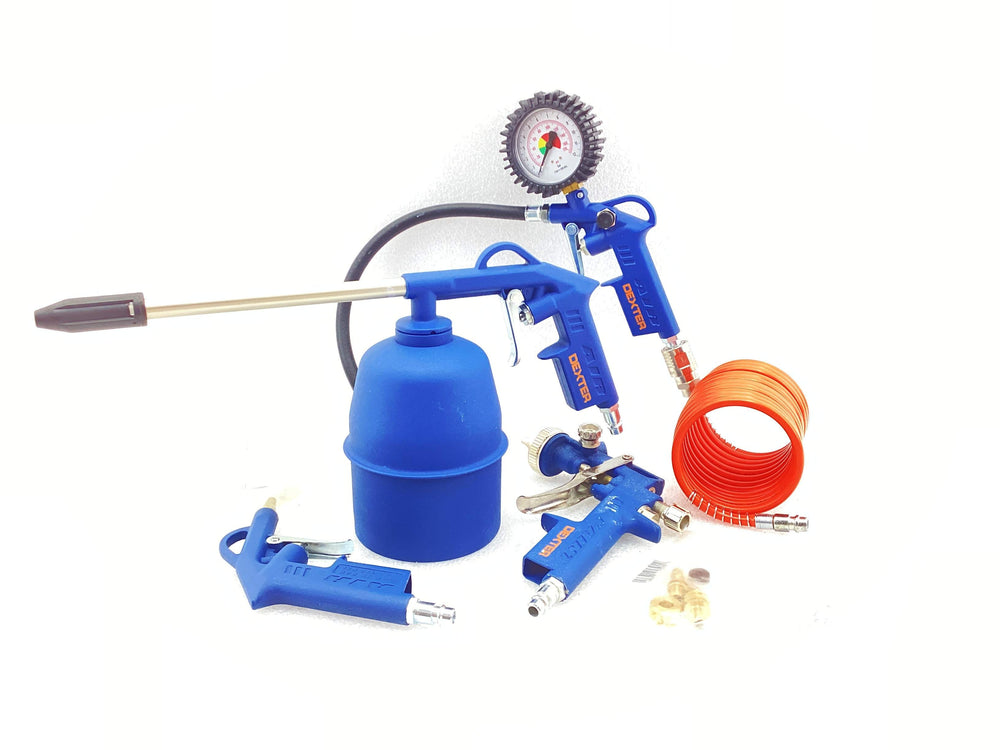Pistola de Pintar Dexter Kit Accesorios Compresor Aire 5 Piezas de segunda mano · Pintura — Con uso