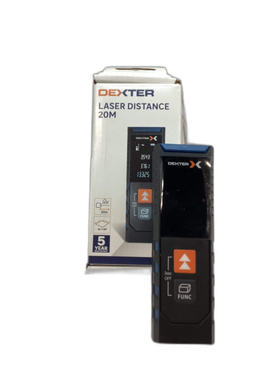 Medidor Laser Dexter Laser Distance 20m de segunda mano · Medición — Revisado