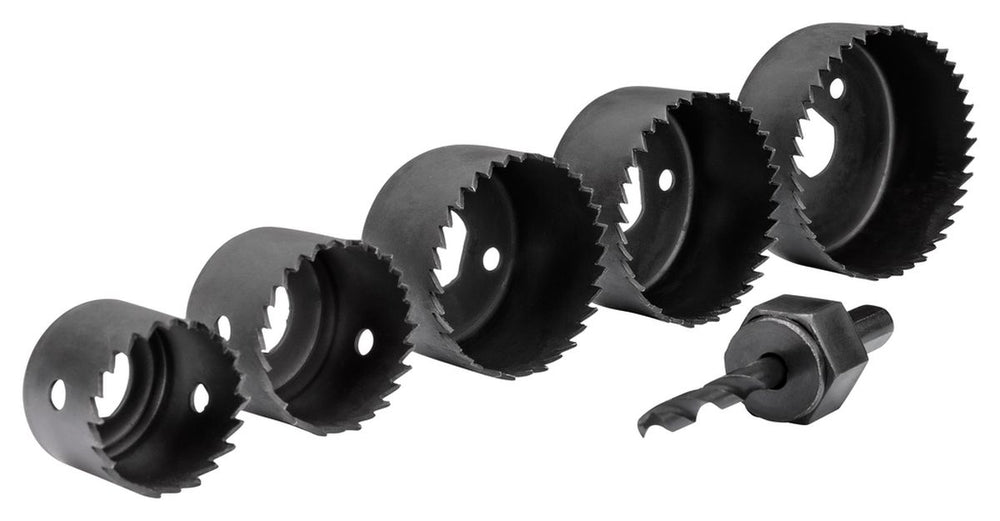 Set de sierras de corona de Makita 6 piezas D-70203 nuevo — Nuevo