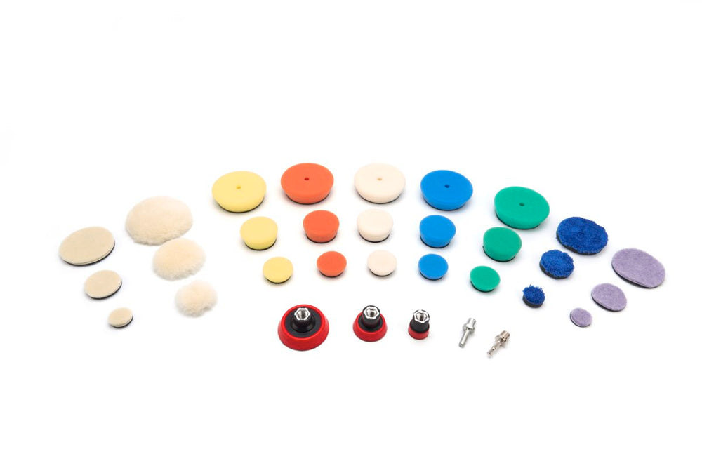 HBM Juego de pulido con montaje M14 y 6 mm, 32 piezas nuevo — Nuevo