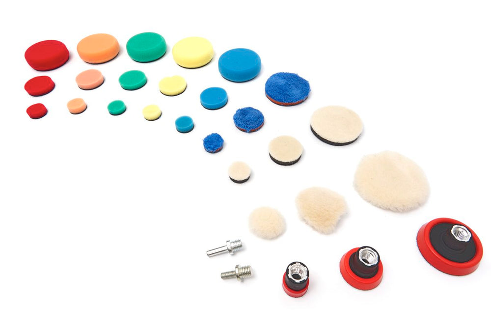 Juego de pulido HBM con conexión M14 y 6 mm, 29 piezas nuevo — Nuevo
