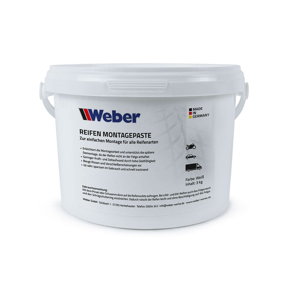 Pasta de montaje de neumáticos blanca Weber 3 kg nuevo — Nuevo