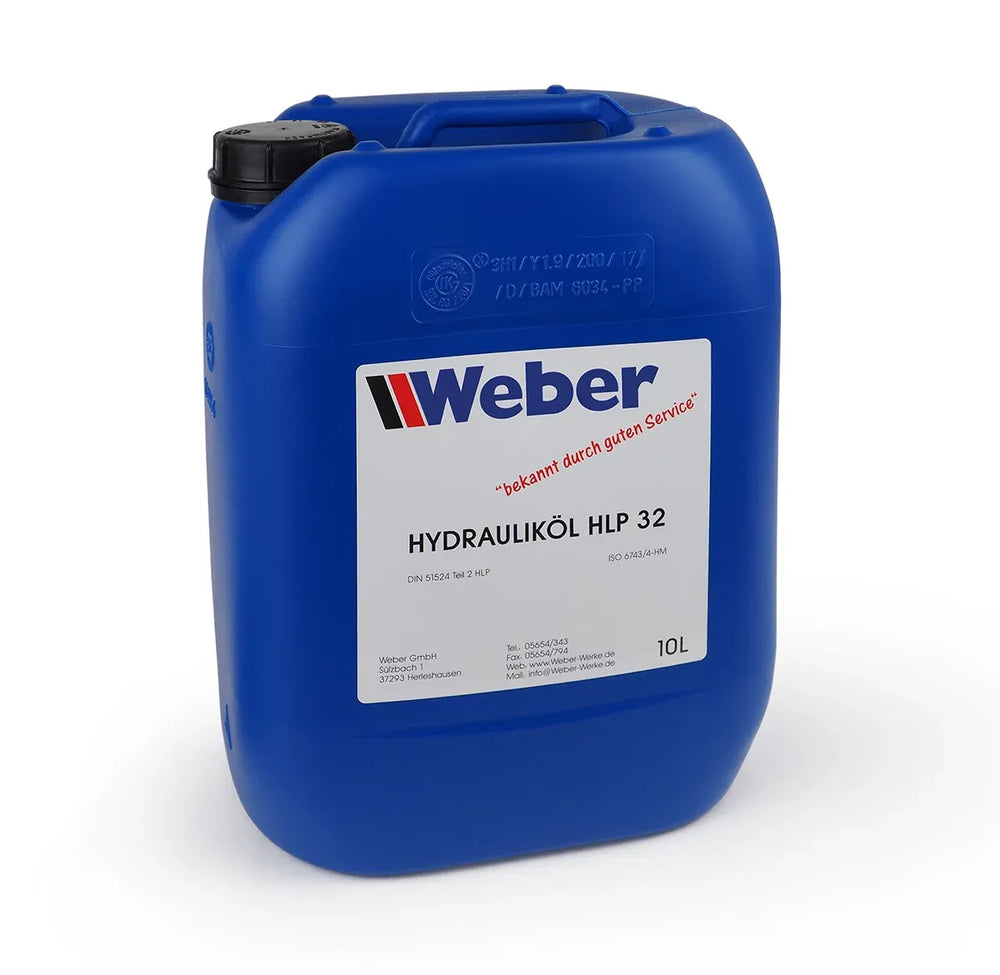 Aceite hidráulico Weber Hlp 32 para plataformas de elevación 10 L nuevo — Nuevo