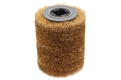 Cepillo de acero HBM para satineermachine 80 x 100 mm nuevo — Nuevo
