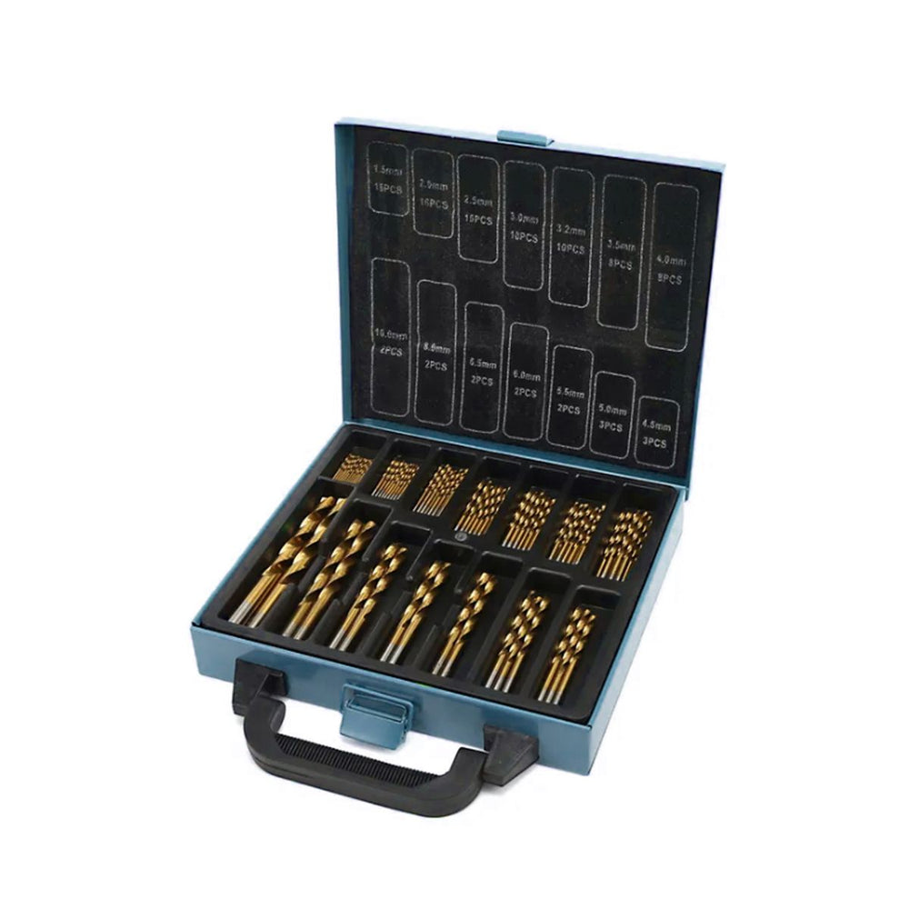 Conjunto de brocas HBM 99 piezas Hss - recubiertas de estaño nuevo — Nuevo