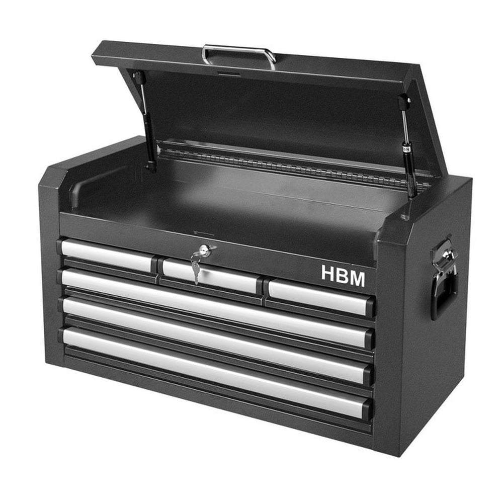 Armario HBM de 66 cm, 6 cajones, negro nuevo — Nuevo