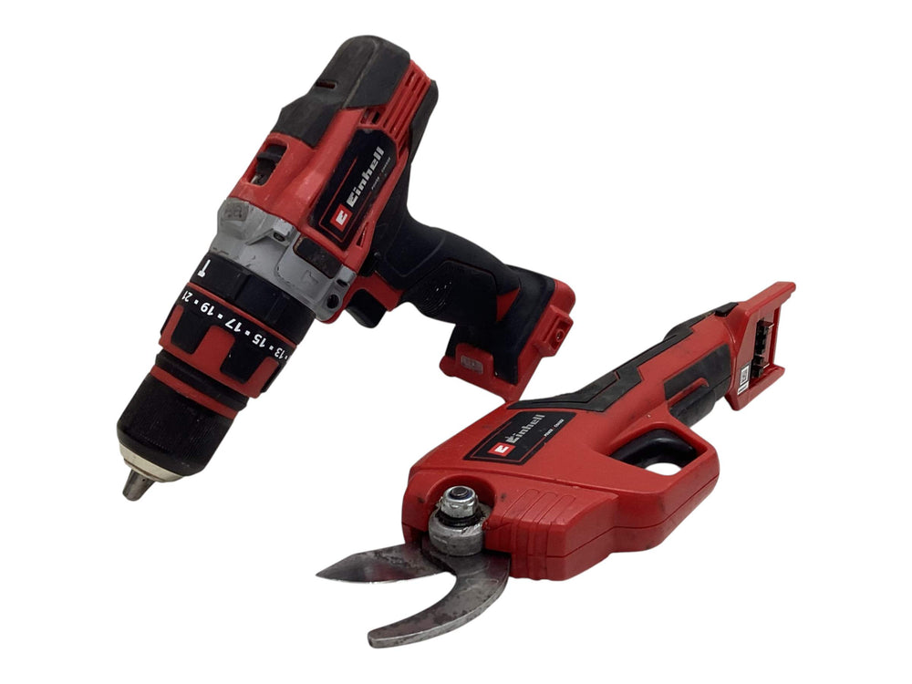 Kit Herramientas Variadas Einhell Taladro y Tijera de Poda a Bateria de segunda mano · Kits de herramientas — Con uso