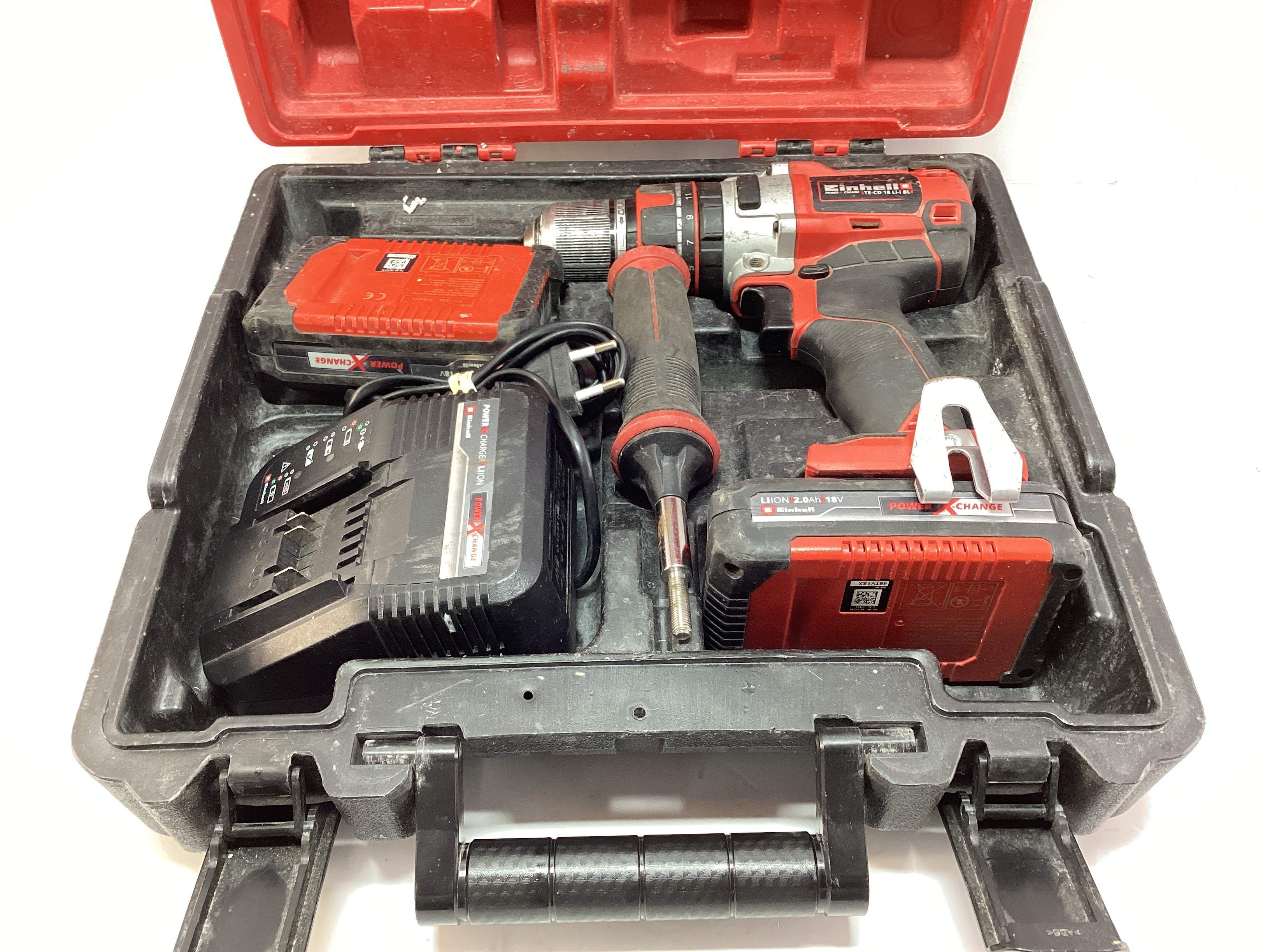 Taladro a Bateria Einhell Te-cd 18 Li-i bl de segunda mano · Taladros — Bueno (2)