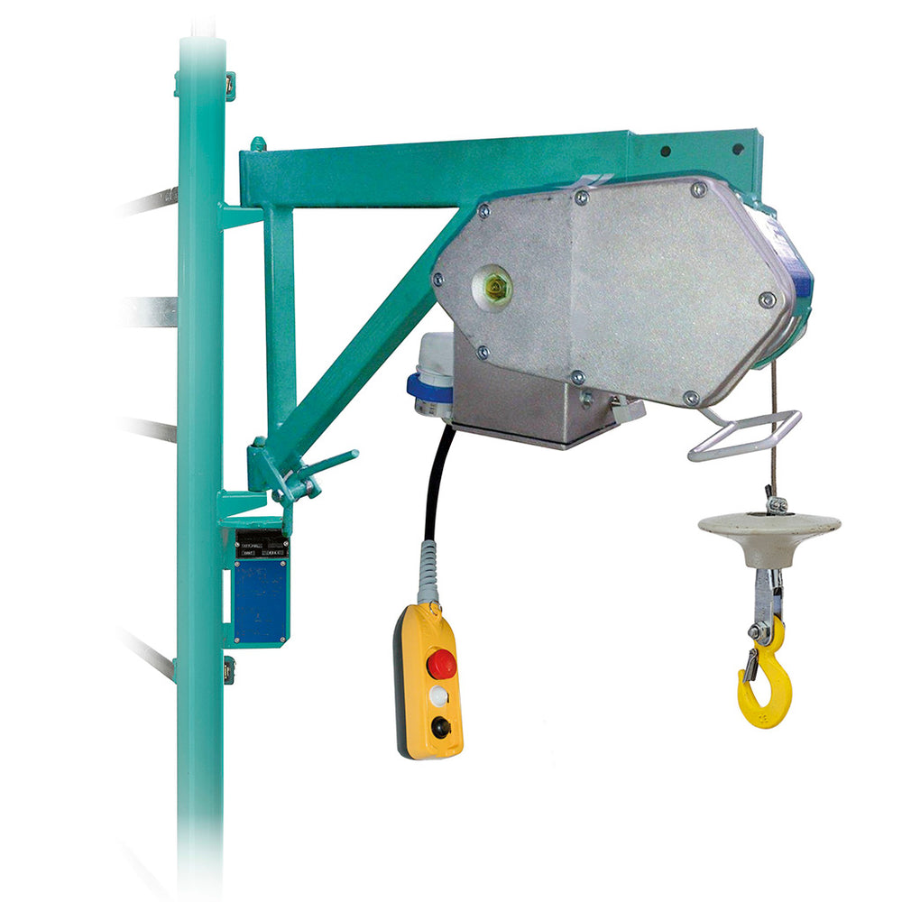 Elevador para andamio o puntal 150Kg 20m 230v