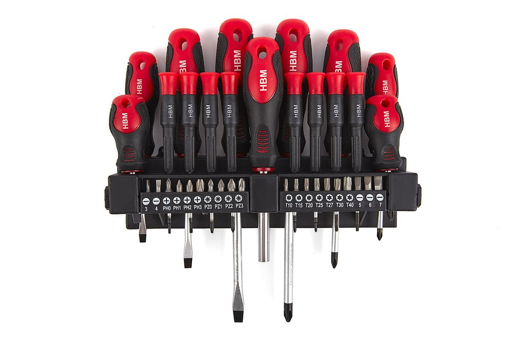 HBM 37 Piezas Juego de Destornilladores y Bits Profesional nuevo — Nuevo