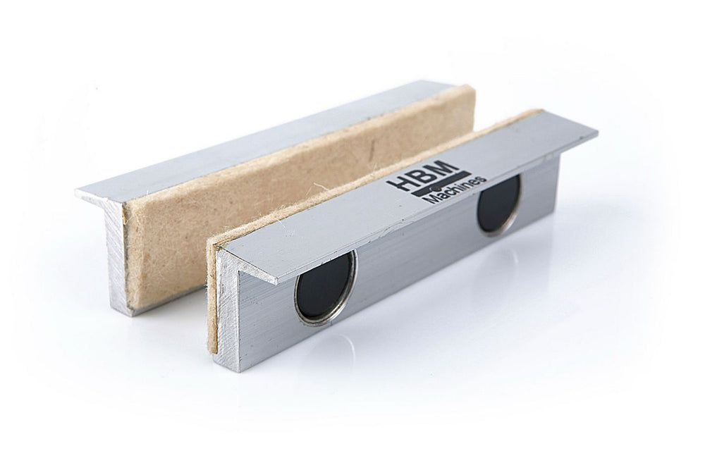 Cubos de aluminio HBM de 150 mm con fieltro nuevo — Nuevo