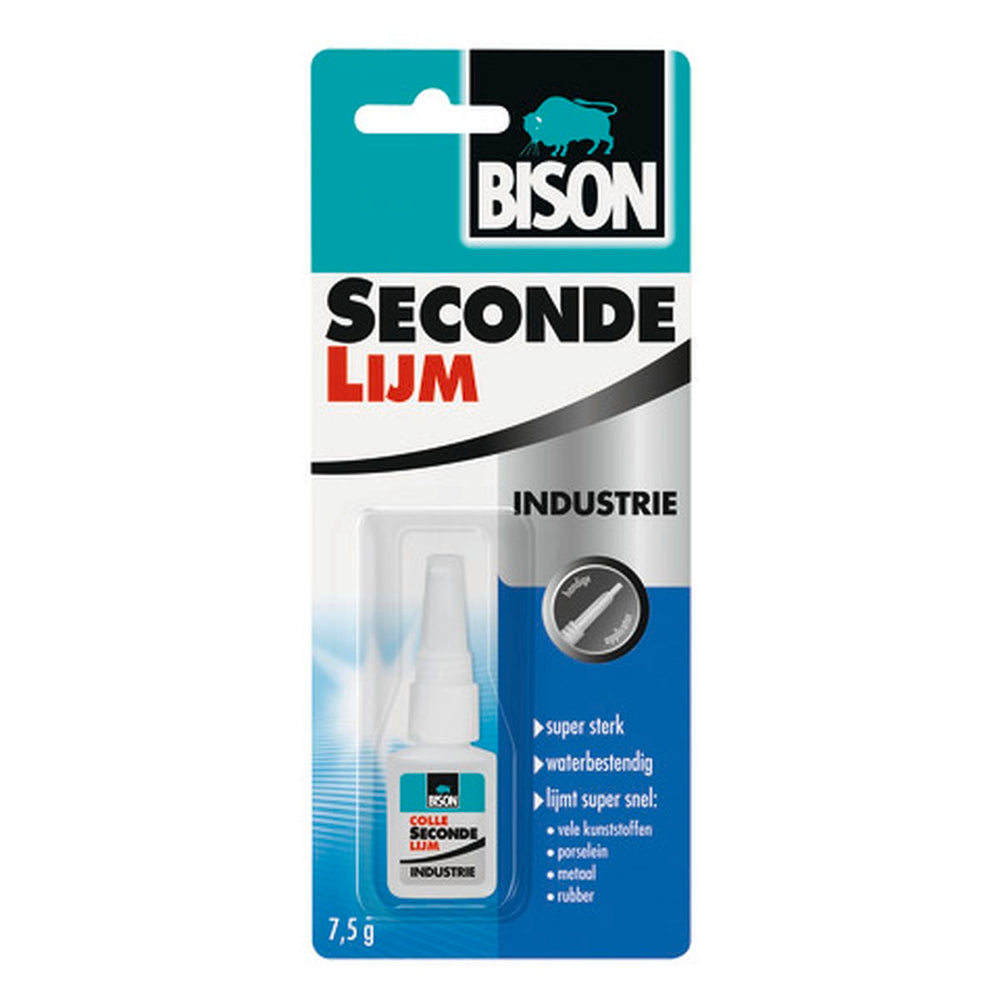 Bison Adhesivo Instantáneo Industria 7,5 g botella con tarjeta nuevo — Nuevo
