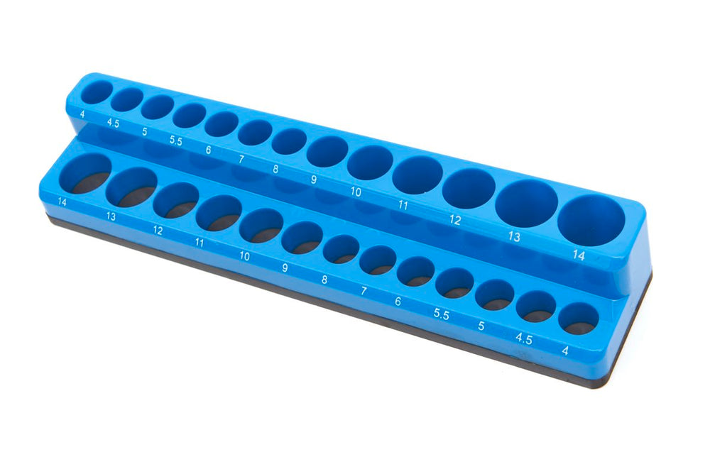 Soporte magnético HBM para accesorios de 26 piezas de 1/4 pulgadas métricas, azul nuevo — Nuevo