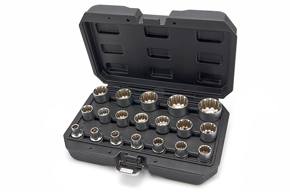 HBM juego de vasos Multilock de 1/2 pulgada de 8 a 32 mm, 19 piezas nuevo — Nuevo