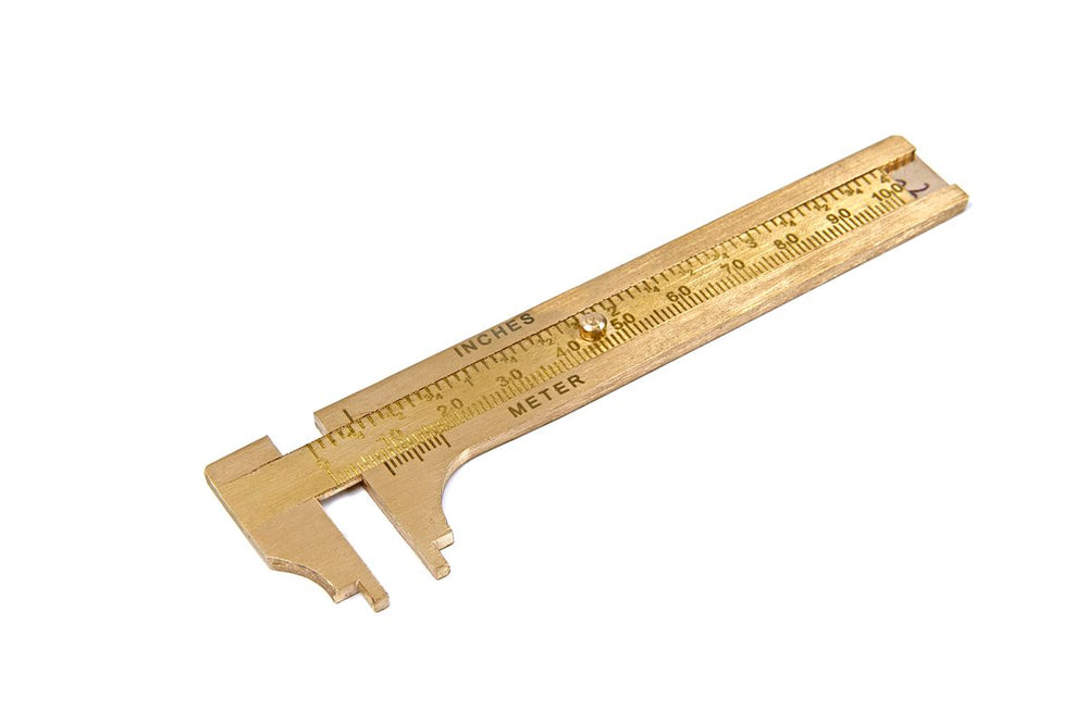 Calibrador analógico de latón de 100 mm HBM nuevo — Nuevo