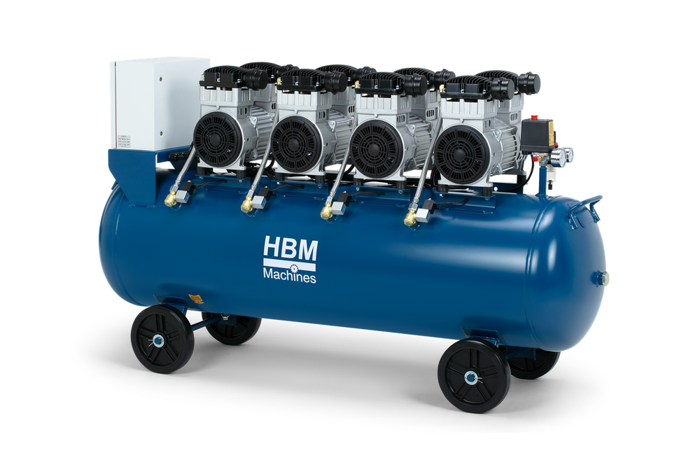 HBM 8HP - 200 litros compresor low noise nuevo — Nuevo