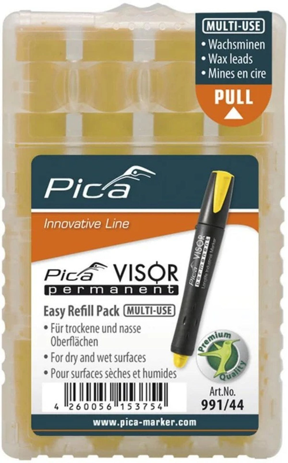Recambio permanente Pica 991/44 Visor amarillo nuevo — Nuevo