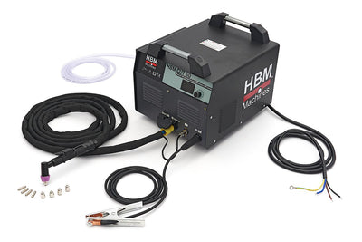 Cortador de Plasma HBM Cut 60 con Compresor Integrado, Pantalla Digital y Tecnología Igbt - 400 Voltios - Negro nuevo — Nuevo