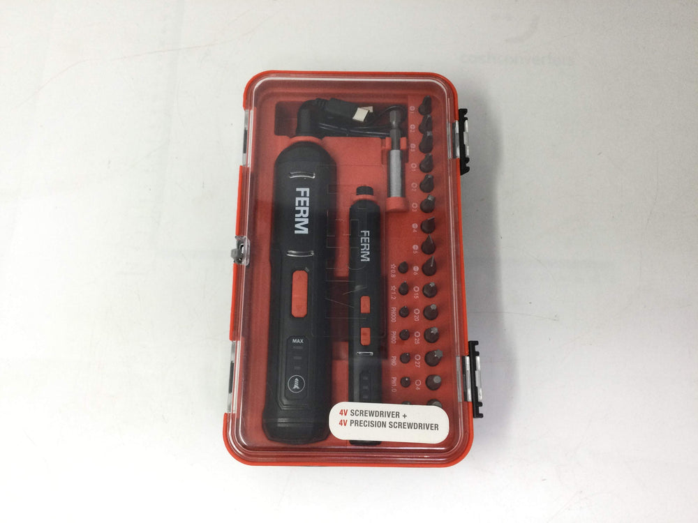 Atornillador a Bateria Ferm Negro y Rojo de segunda mano · Atornilladores — Revisado