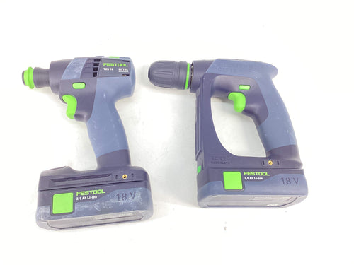 Atornillador a Bateria Festool Cxs 18 de segunda mano · Atornilladores — Bueno