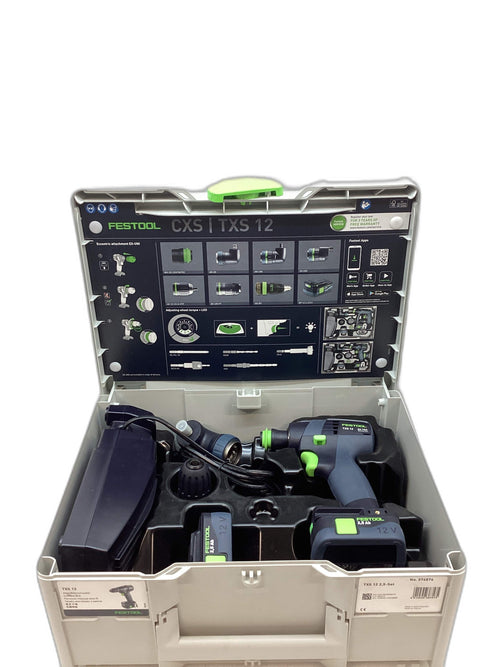 Atornillador a Bateria Festool Txs 12 2.5-ste de segunda mano · Atornilladores — Revisado