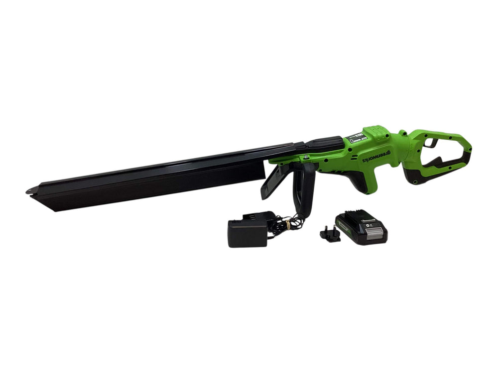 Cortasetos Greenworks ht24l01-01 de segunda mano · Jardinería — Revisado