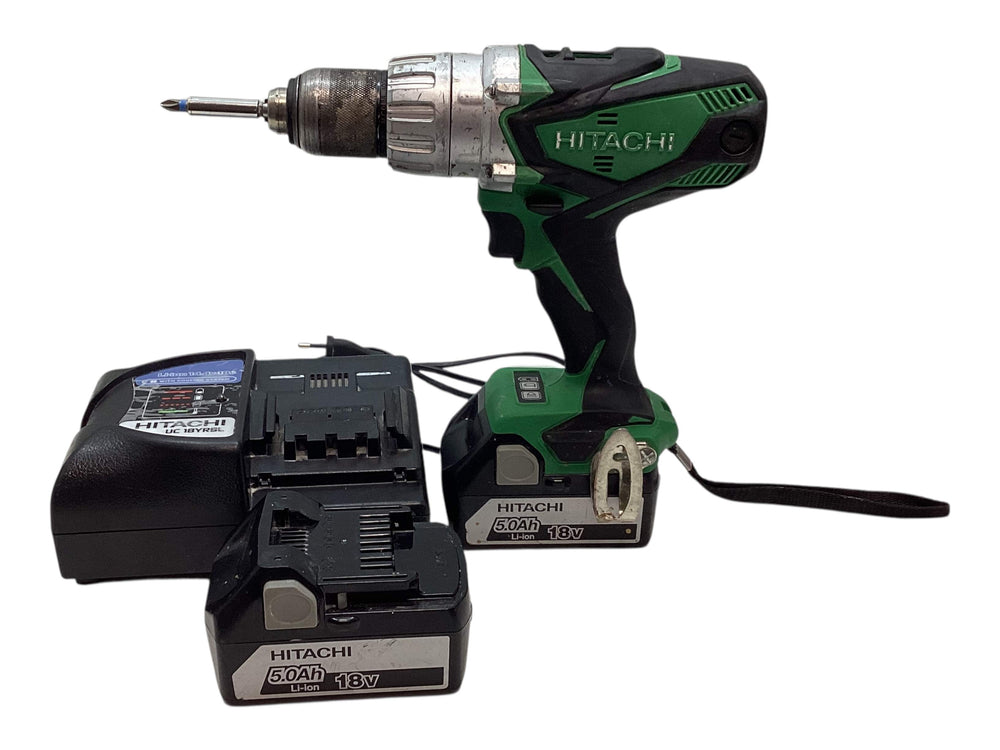Taladro a Bateria Hitachi dv 18dsdl de segunda mano · Taladros — Con uso