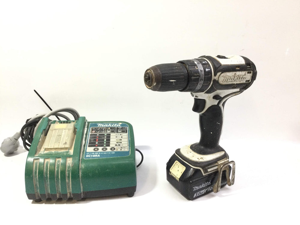 Taladro a Bateria Makita Blanco de segunda mano · Taladros — Como nuevo