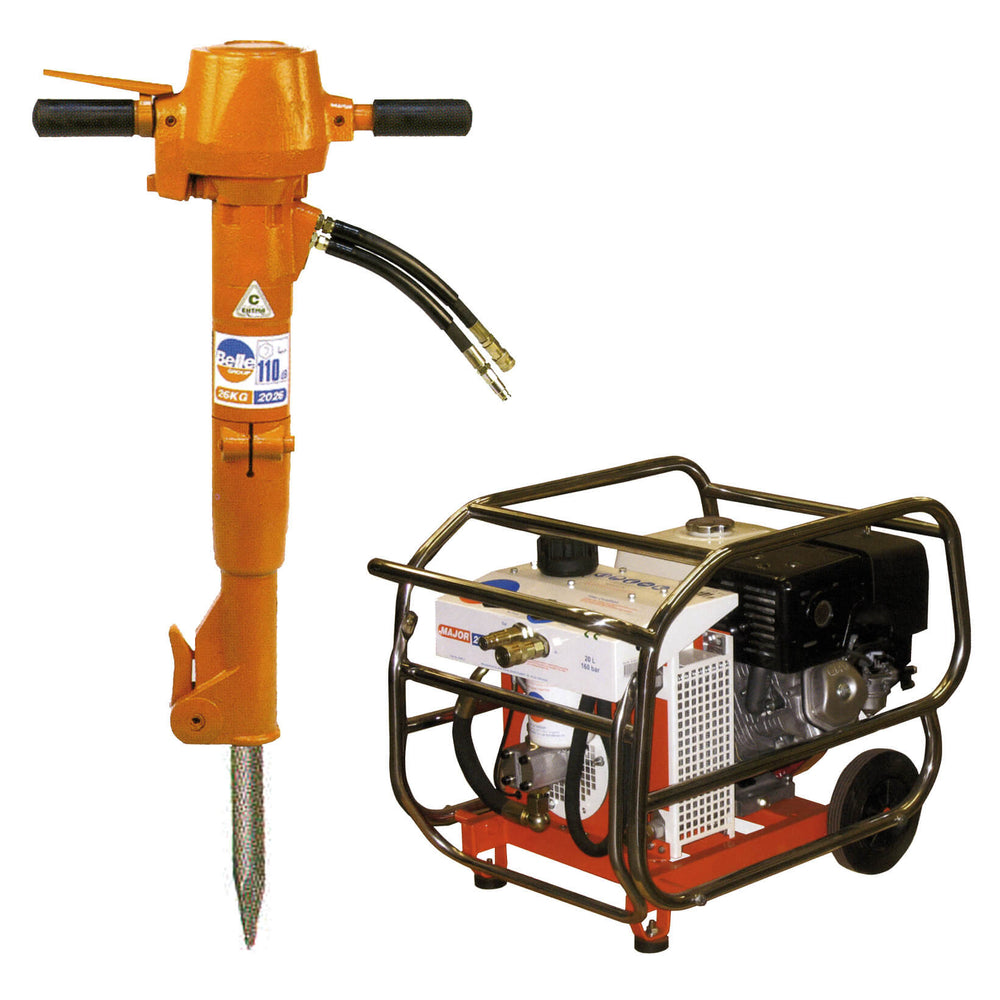 Alquiler de Martillo picador hidráulico a motor 13HP